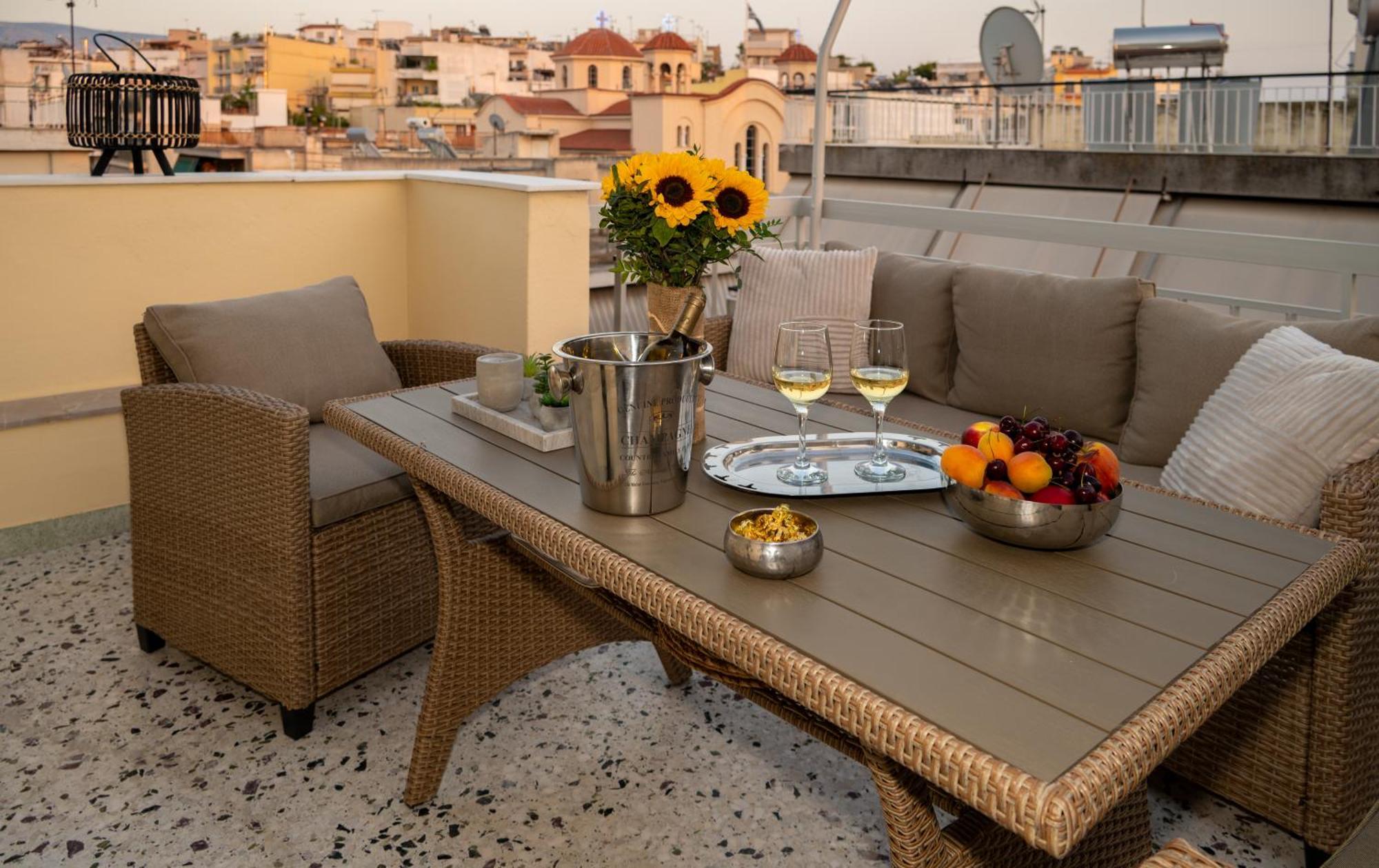 Acropolis Terrace View Apartment Atenas Exterior foto